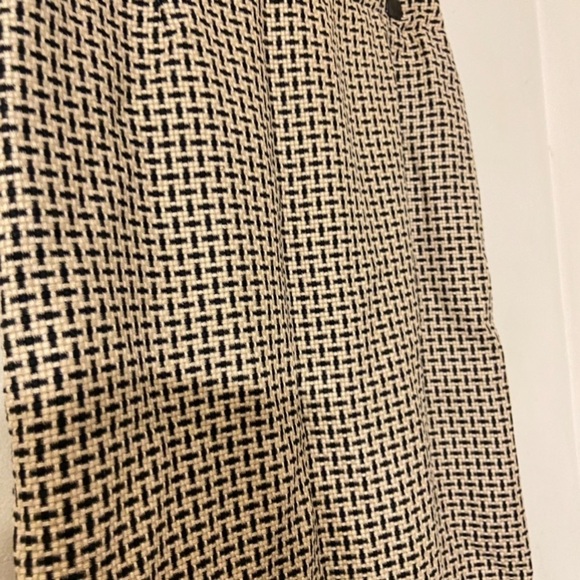 Escada Women’s Pull On Zip Tan and Black Tweed Lined Skirt. - Picture 3 of 10